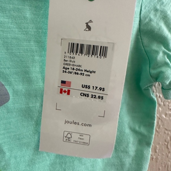 💙5/$25💙HP Joules Hammerhead Shark Shirt NWT - Picture 5 of 8